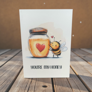 Honey Bee Valentine Card